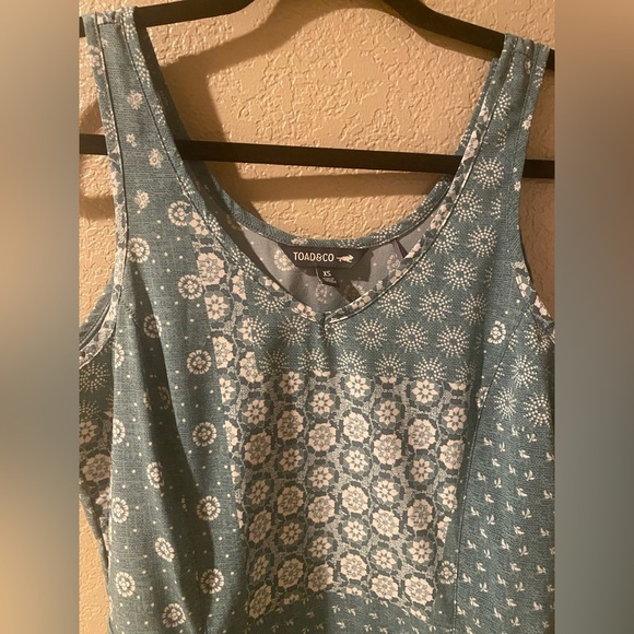 Toad&Co Blue Embellished Sleeveless Sundress - Picture 2 of 5